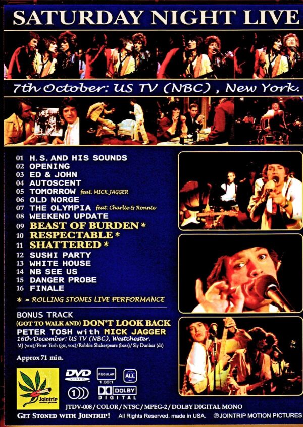 Rolling Stones/Saturday Night Live 1978 Complete - Image 2