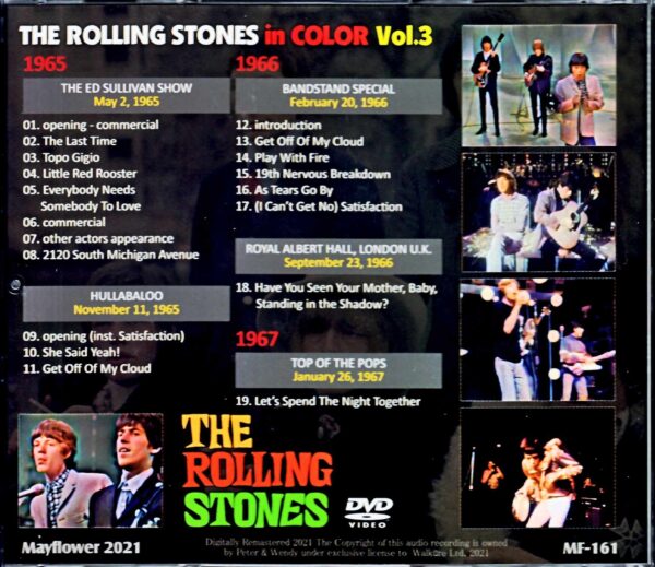 Rolling Stones/Historical Films 1964-1965 Vol.3 Color version/3rd edition - Image 2