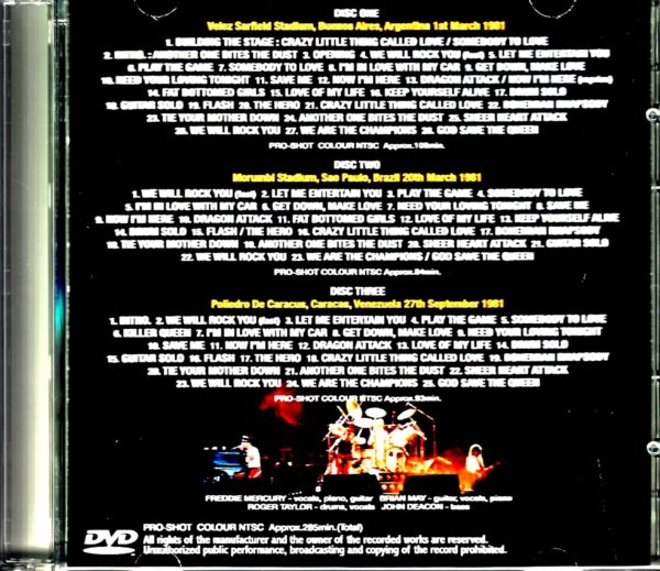 Queen/South American Tour Collection 1981 - Image 2