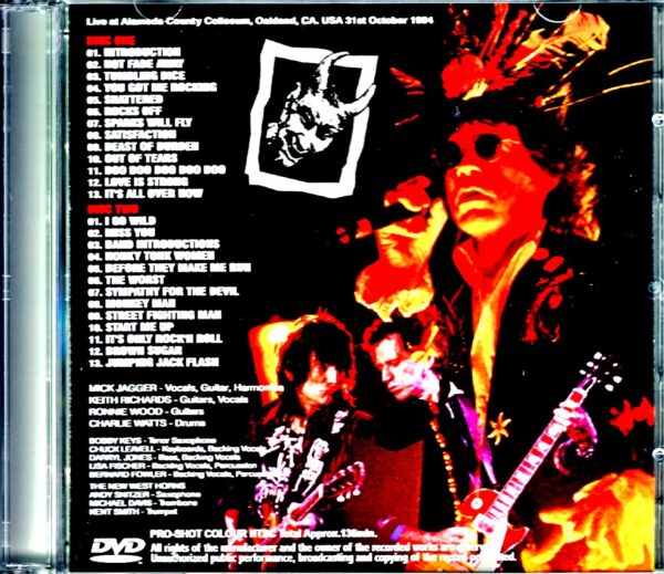 Rolling Stones/CA,USA 10.31.1994 Complete - Image 2