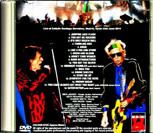 Rolling Stones/Spain 2014 New Audio Master - Image 2