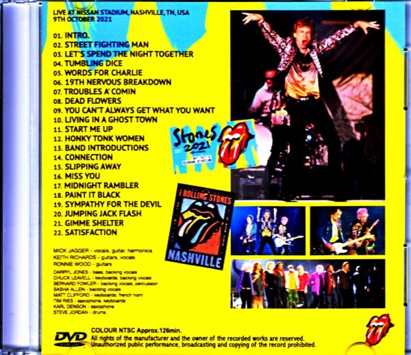 Rolling Stones/TN,USA 2021 Jewel Version - Image 2