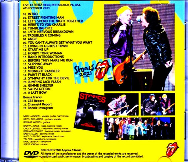 Rolling Stones/PA,USA 2021 & more Jewel Version - Image 2