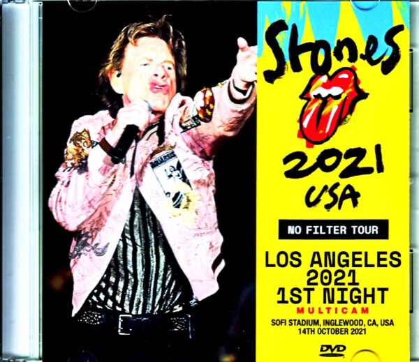 Rolling Stones/CA,USA 10.14.2021 Multi-Cam & more Jewel Version