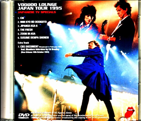 Rolling Stones / Japan 1995 Japanese TV Specials 1995 - Image 2