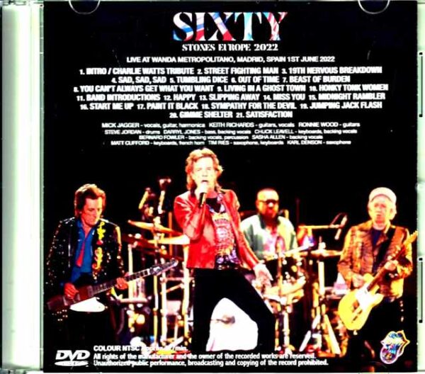 Rolling Stones/Spain 2022 Multi-cam - Image 2