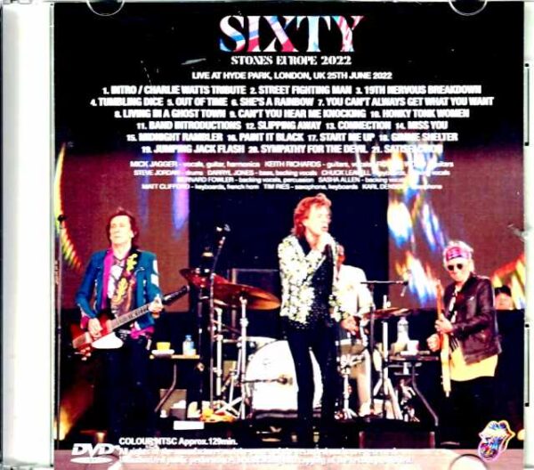 Rolling Stones/London,UK 6.25.2022 Multi-Cam Jewel Version - Image 2