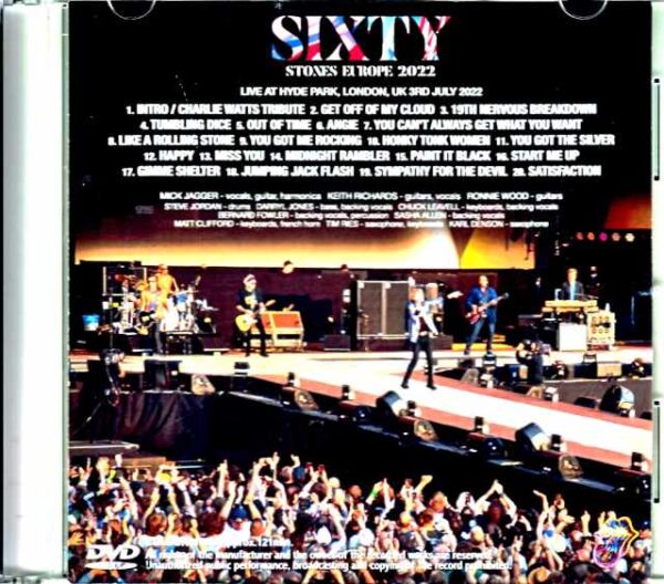 Rolling Stones/London,UK 7.3.2022 Multi-Cam - Image 2