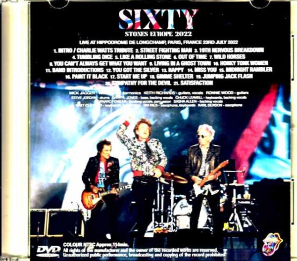 Rolling Stones/France 7.23.2022 Multi-Cam - Image 2