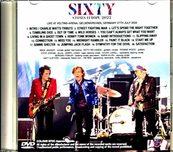 Rolling Stones/Germany 7.27.2022 Multi-Cam - Image 2