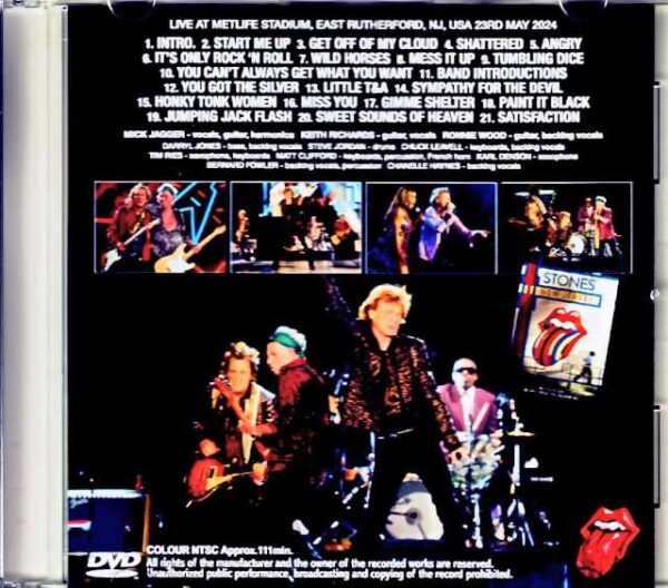 Rolling Stones/NJ,USA 5.23.2024 Complete Jewel Version - Image 2