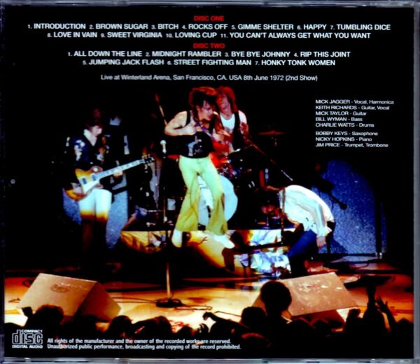 Rolling Stones/CA, USA 6.8.1972 - Image 2