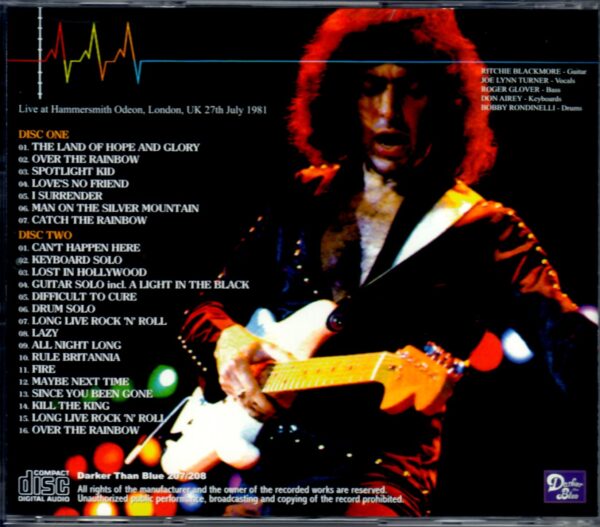 Rainbow/London,UK 7.27.1981 - Image 2