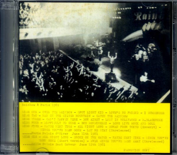 Rainbow/London,UK 7.26.1981 Original 2LP - Image 2
