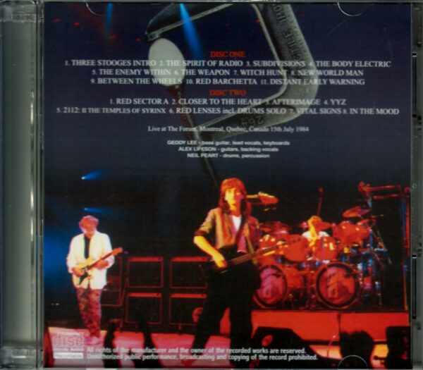 Rush/Canada 7.15.1984 - Image 2