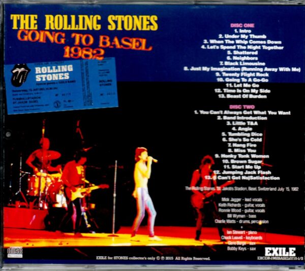 Rolling Stones/Switzerland 1982 - Image 2