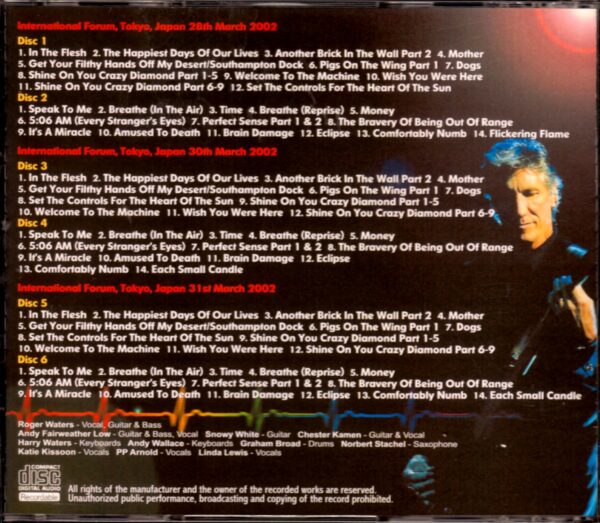 Roger Waters/Tokyo,Japan 2002 3days Complete - Image 2