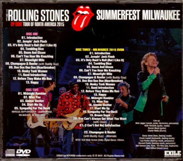 Rolling Stones/Wisconcin, USA 2015 - Image 2