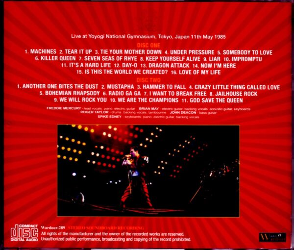 Queen/Tokyo,Japan 5.11.1985 Upgrade - Image 2