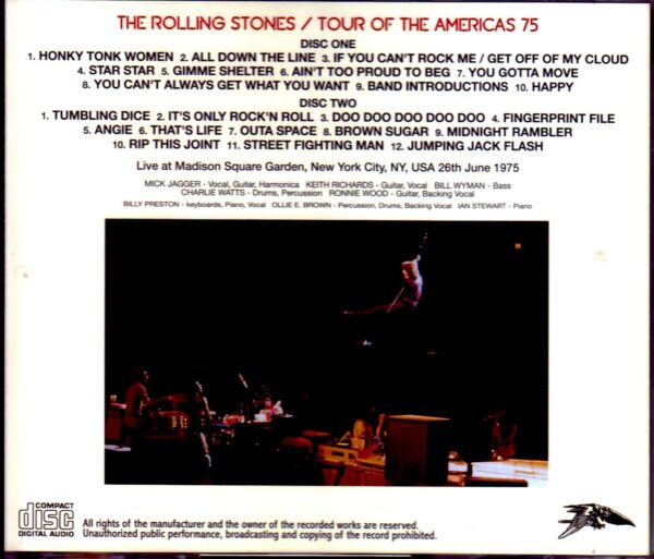 Rolling Stones/NY,USA 6.26.1975 - Image 2