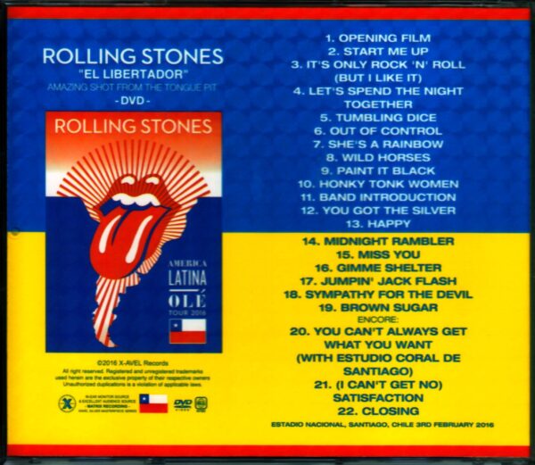 Rolling Stones/Chile 2016 Original Shot - Image 2