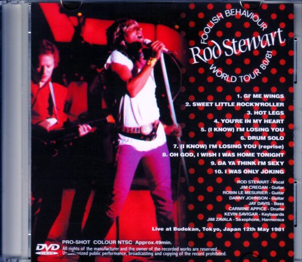 Rod Stewart/Tokyo,Japan 1981 - Image 2