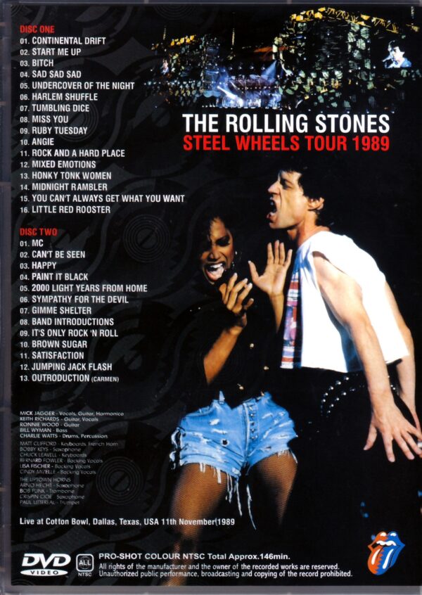 Rolling Stones/TX, USA 1989 - Image 2