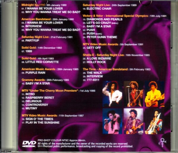 Prince/TV Appearances 1980-1991 - Image 2