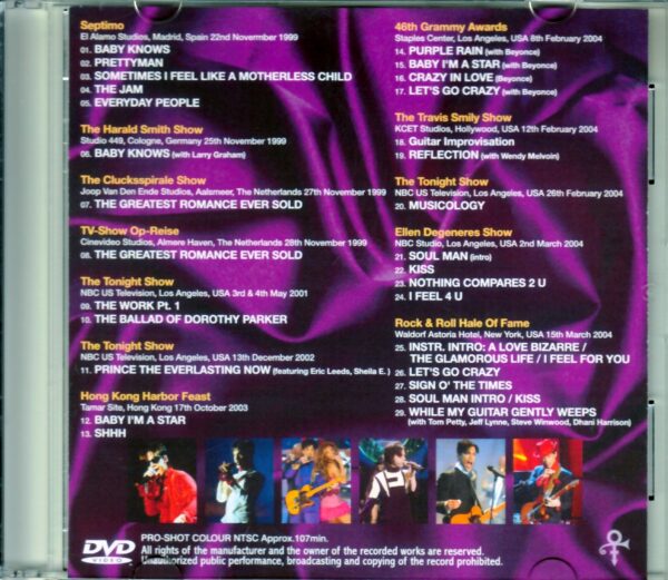 Prince/TV Appearances 1999-2004 - Image 2