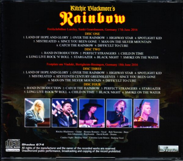 Rainbow/Germany 2016 New Source & Matrix - Image 2