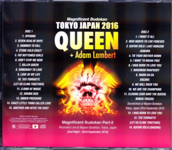 QueenTokyo,Japan 9.22.2016 & SC - Image 2