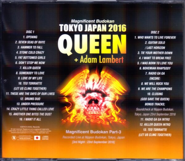 QueenTokyo,Japan 9.23.2016 & SC - Image 2