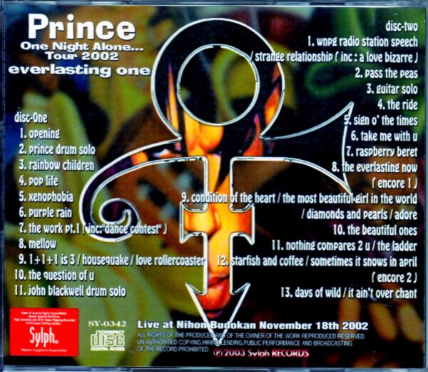 Prince/Tokyo,Japan 2002 - Image 2
