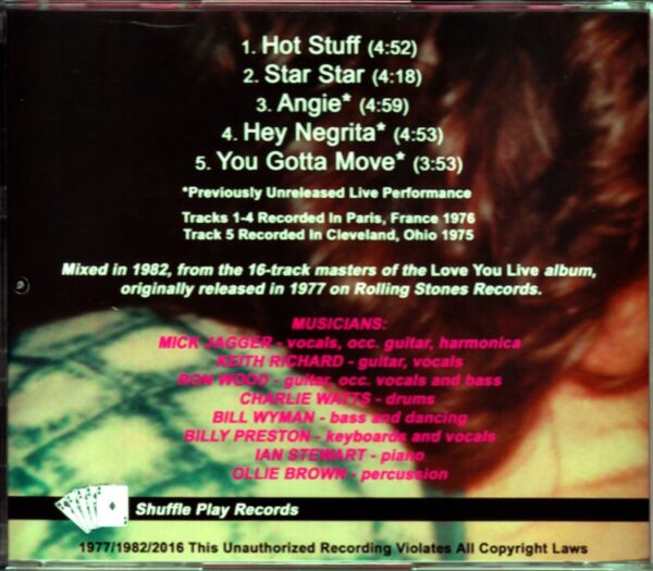 Rolling Stones/Live You Live 16-Track Master Tapes - Image 2