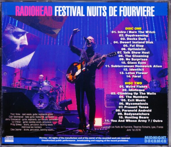 Radiohead/France 2016 - Image 2