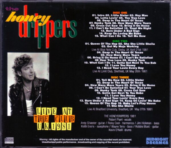 Robert Plant,Honey Drippers/UK 1981 - Image 2