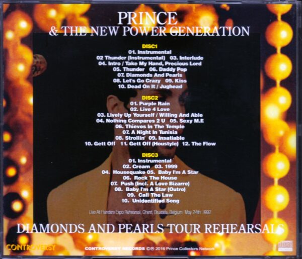 Prince/Belgium 1992 Rehearsals - Image 2
