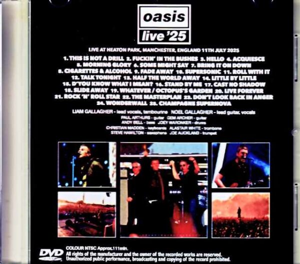 Oasis/England,UK 07.11.2025 Jewel Version - Image 2