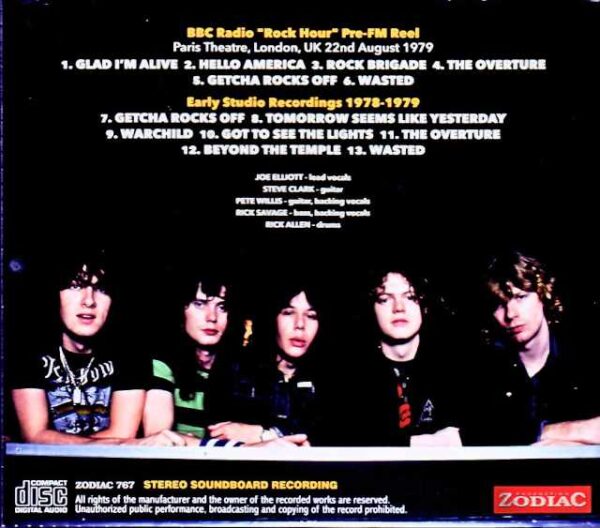 Def Leppard/London,UK 1979 & Demos Soundboard Edition - Image 2