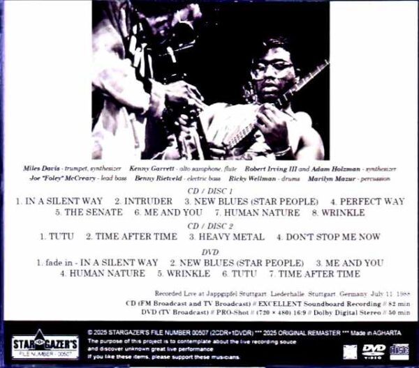 Miles Davis/Germany 1988 FM Broadcast Edition & more - Image 2