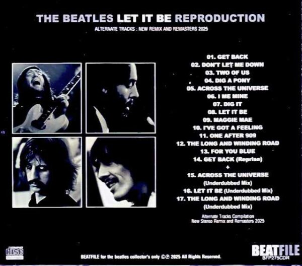 Beatles/Let it Be Alternate Tracks Compilation New Stereo Remix and Remasters - Image 2