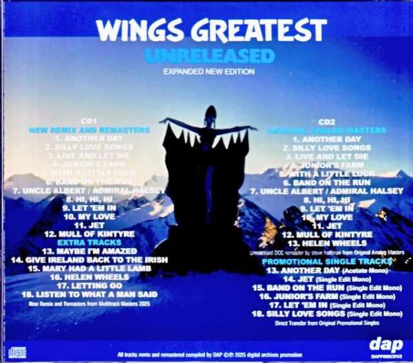 Paul McCartney Wings Paul McCartney Wings/Wings Greatest Unreleased Expanded New Edition - Image 2