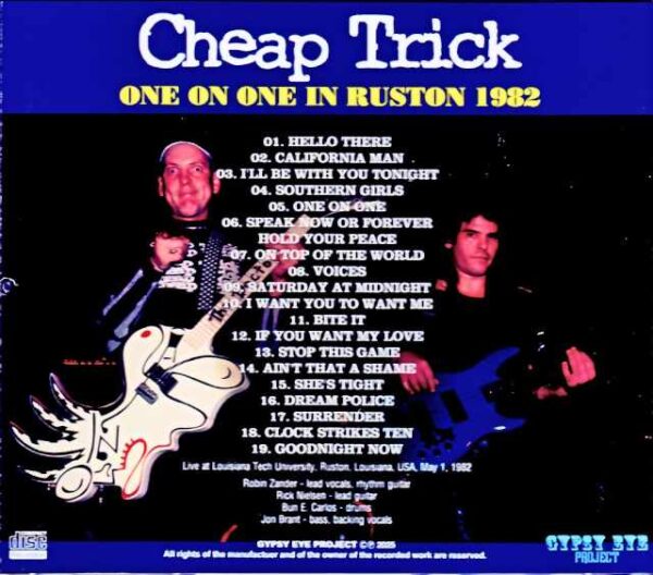 Cheap Trick / LA, USA 05.01.1982 Soundboard Edition - Image 2