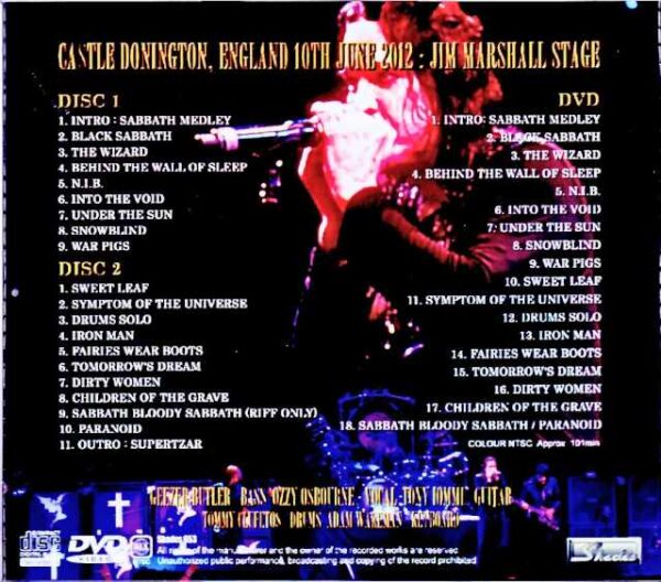Black Sabbath/England,UK 2012 S & V Complete - Image 2