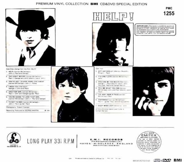 Beatles/Help! Ultimate Soundtrack Reprint Permanent Preservation Edition Help! Premium Vinyl Collection - Image 2