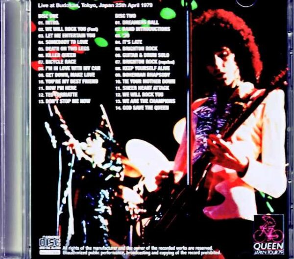 Queen / Tokyo, Japan 04.25.1979 Complete - Image 2