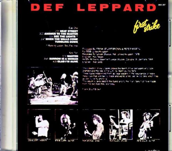 Def Leppard/First Strike Remastered - Image 2