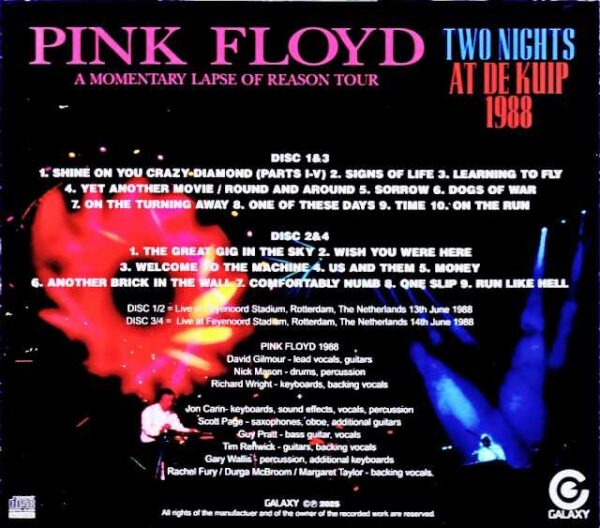 Pink Floyd Pink Floyd/Netherlands 1987 2Days - Image 2
