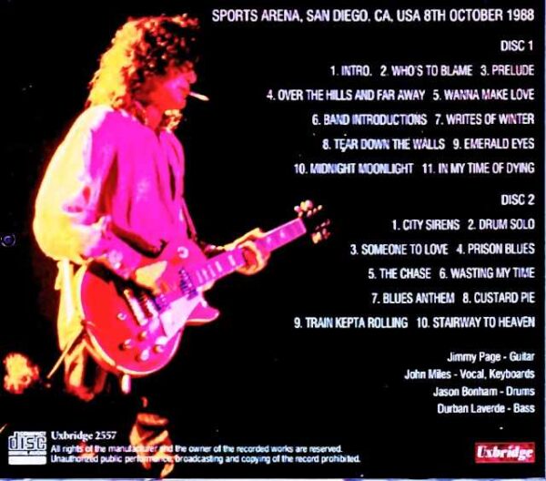 Jimmy Page/CA,USA 10.08.1988 Marco Moir Master Edition - Image 2