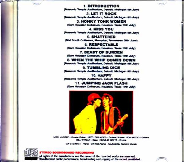 Rolling Stones/Various Live Recordings USA Tour 1978 - Image 2